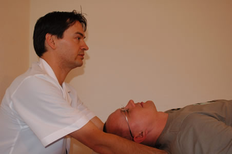 Marcos performing Polarity therapy