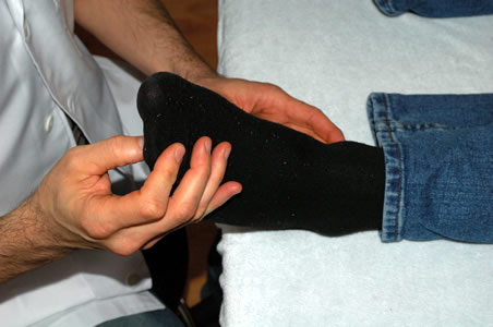 Marcos performing Polarity therapy